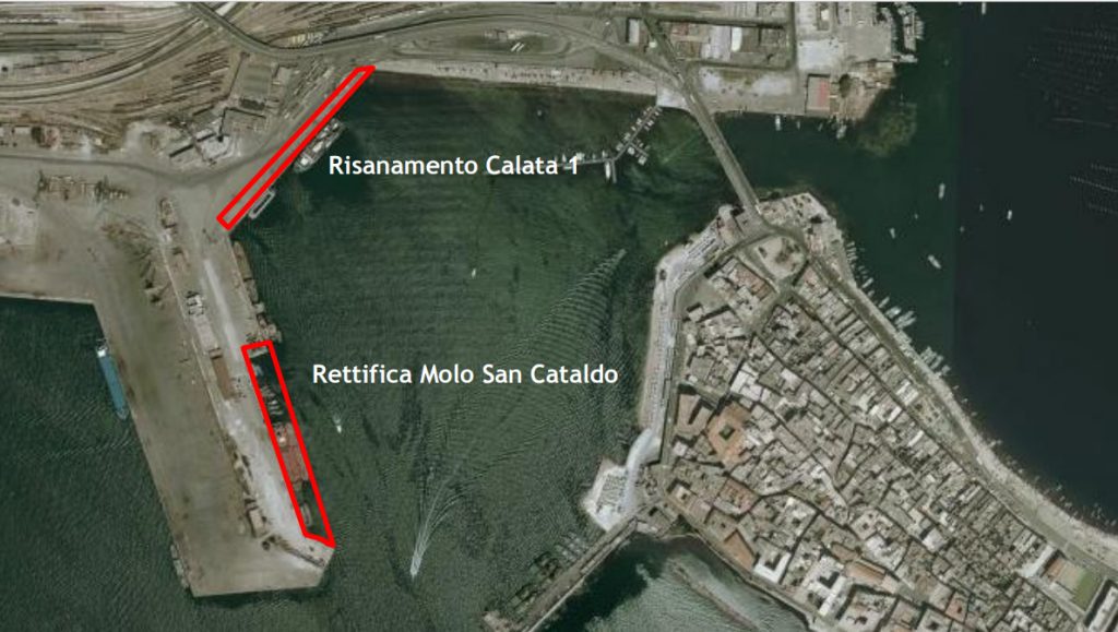 Taranto Calata 1 area di intervento